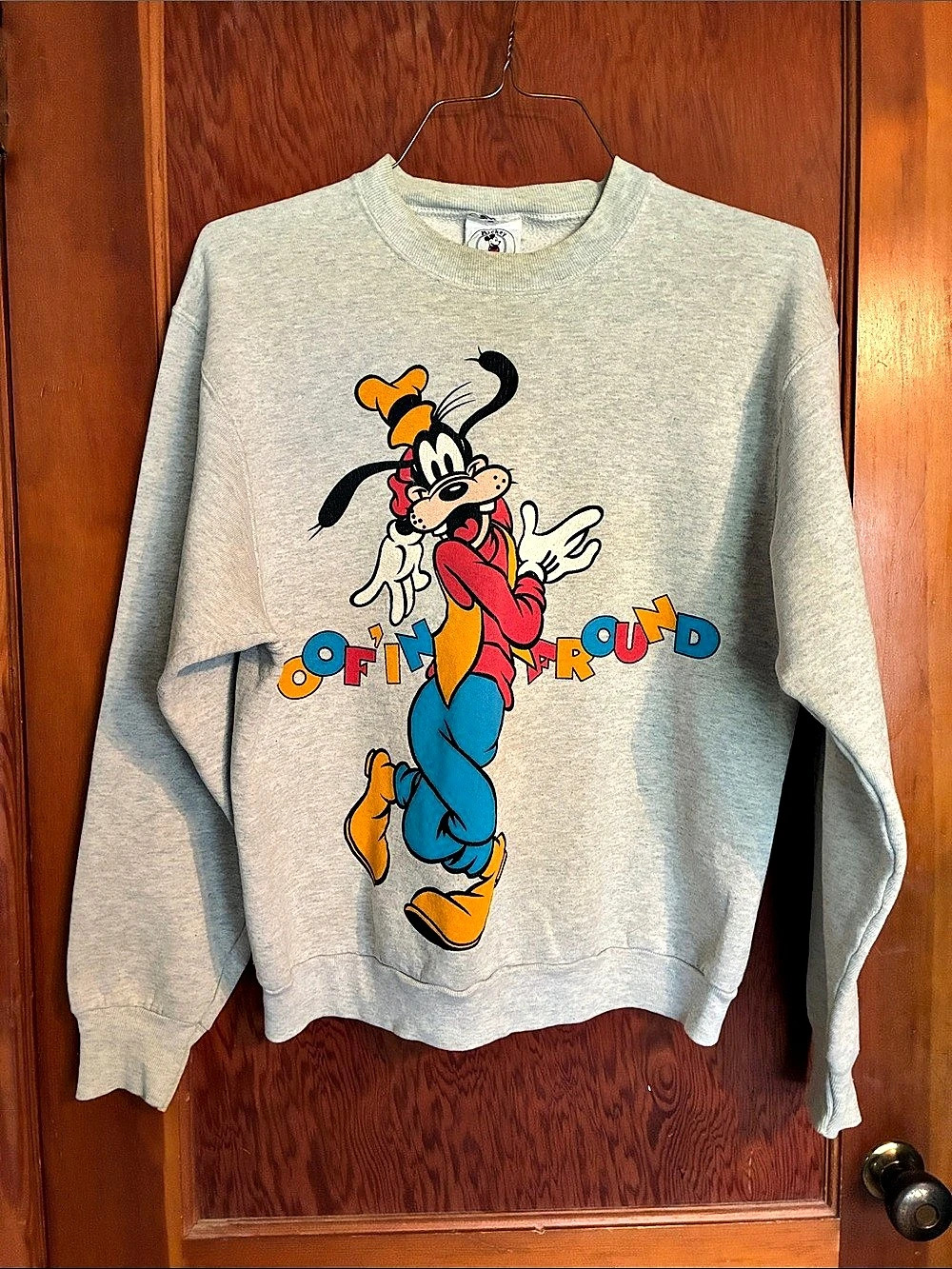 Vintage Disney Mickey & Co. Goofy Off the Wall sweatshirt Graphic Sweatshirt